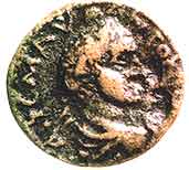 A coin with the likeness of Herod Antipas
